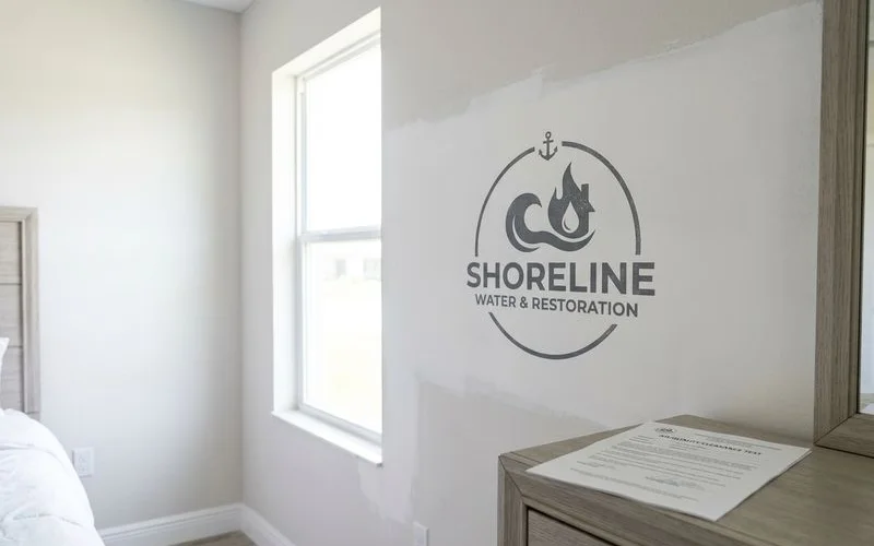 Restored wall after professional mold remediation