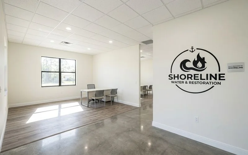 Restored commercial space ready for business reopening